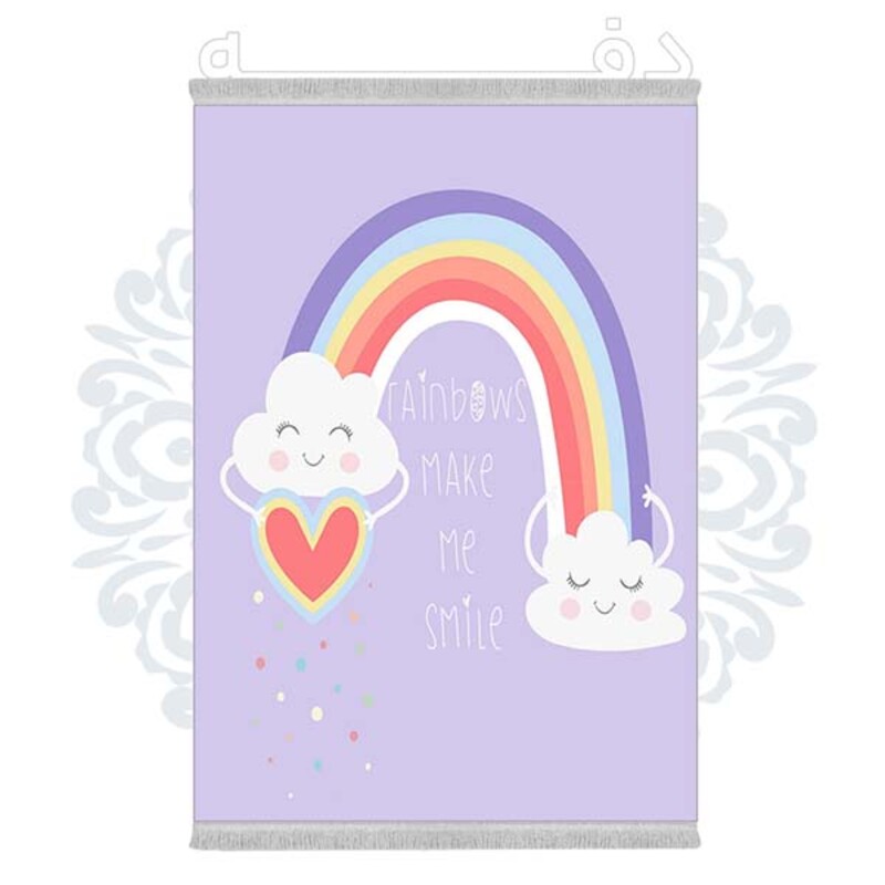 فرشینه دفه از جنس پارچه شانل ترک طرح فانتزی کد 346