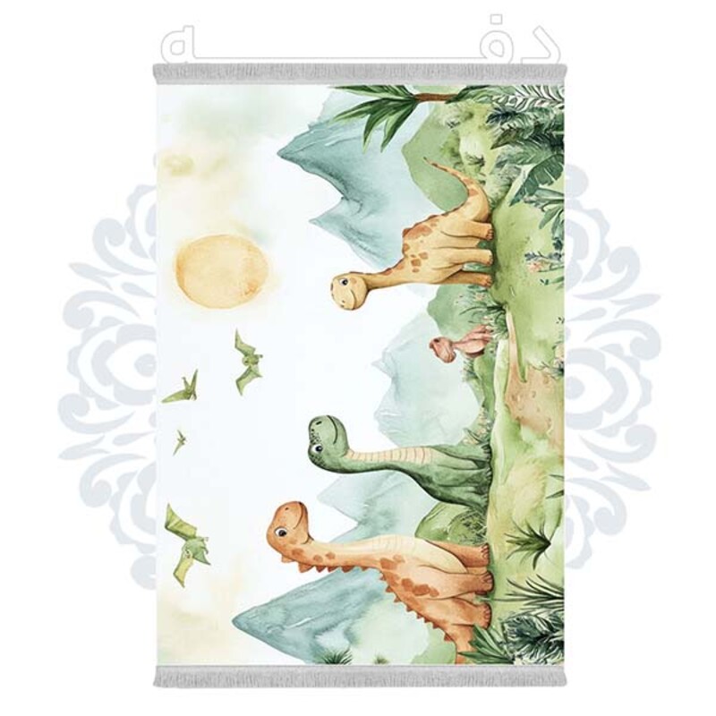 فرشینه دفه از جنس پارچه شانل ترک طرح فانتزی کد 348