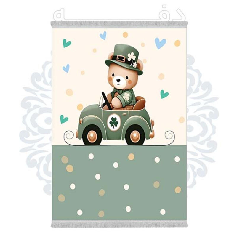 فرشینه دفه از جنس پارچه شانل ترک طرح فانتزی کد 351