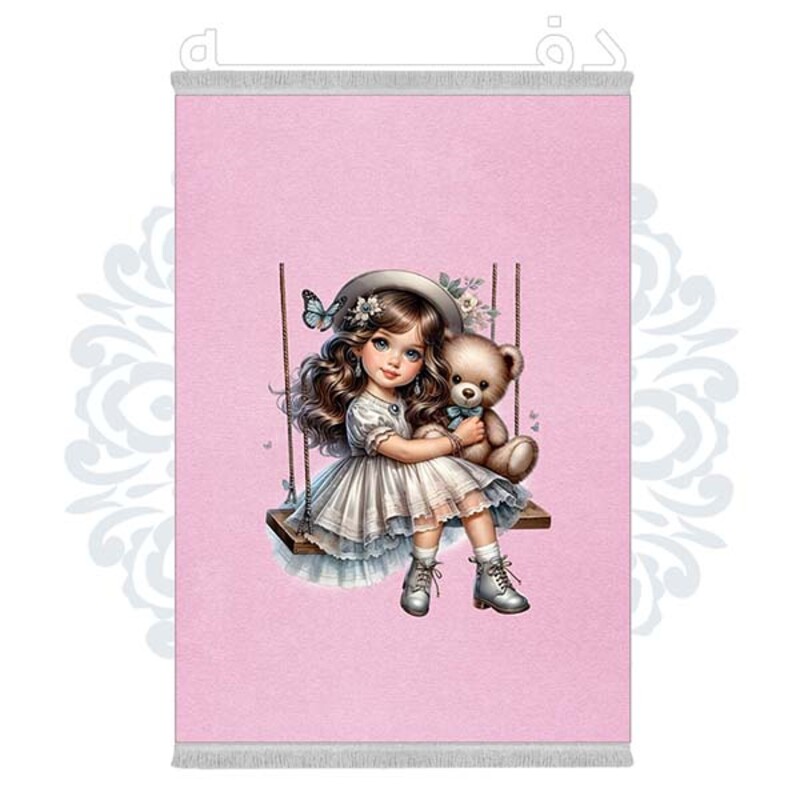 فرشینه دفه از جنس پارچه شانل ترک طرح فانتزی کد 361