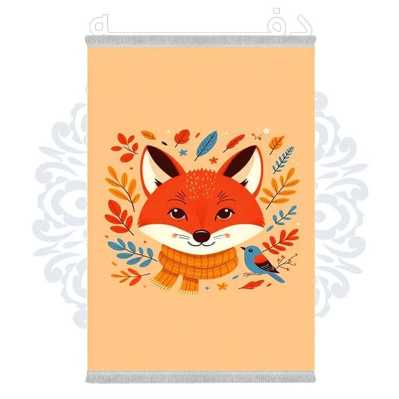 فرشینه دفه از جنس پارچه شانل ترک طرح فانتزی کد 374