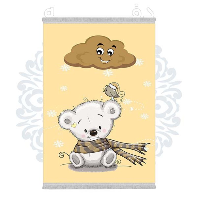 فرشینه دفه از جنس پارچه شانل ترک طرح فانتزی کد 375