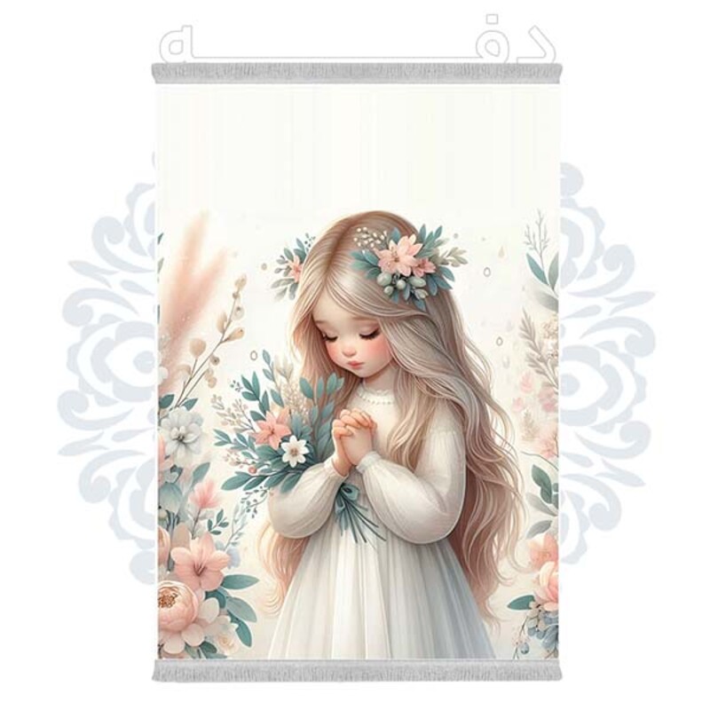 فرشینه دفه از جنس پارچه شانل ترک طرح فانتزی کد 378