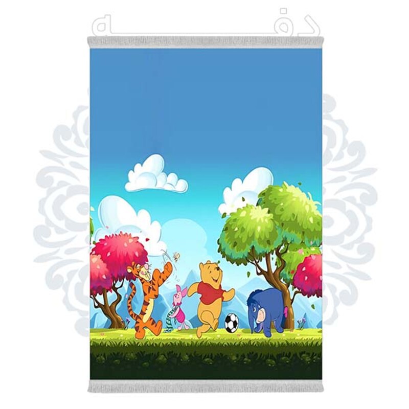 فرشینه دفه از جنس پارچه شانل ترک طرح فانتزی کد 382