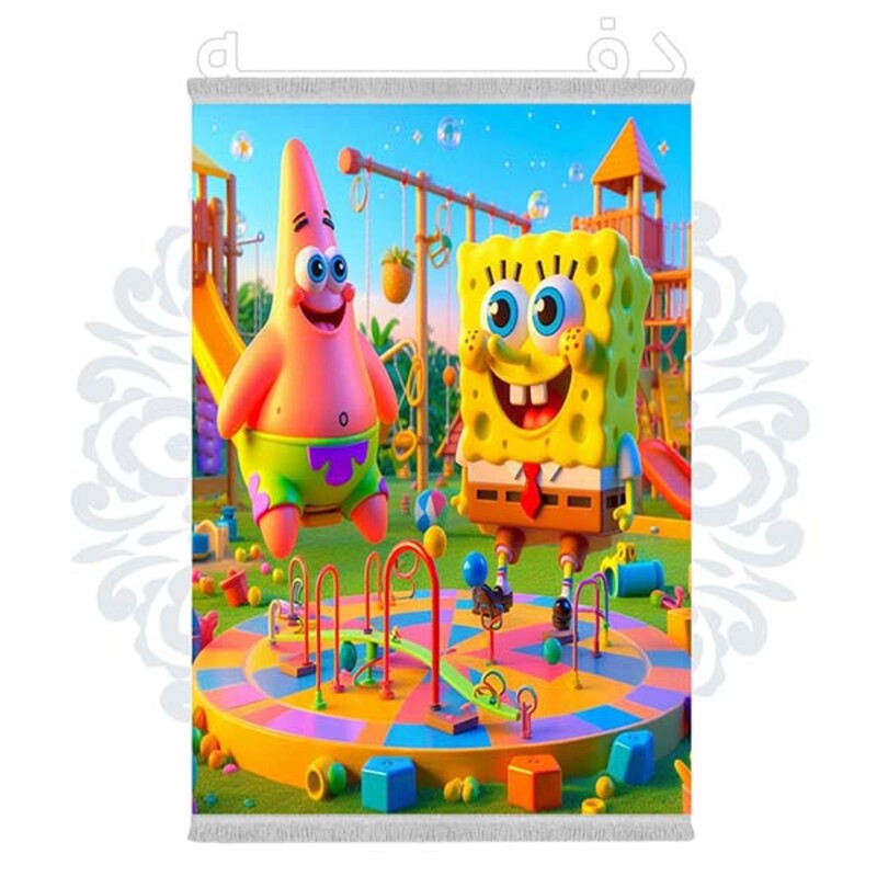 فرشینه دفه از جنس پارچه شانل ترک طرح فانتزی کد 391