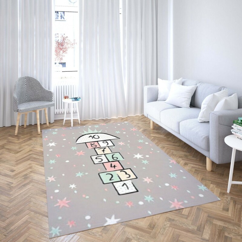 روفرشی کشدار طرح فانتزی مناسب اتاق کودک برند دفه کد TH 17