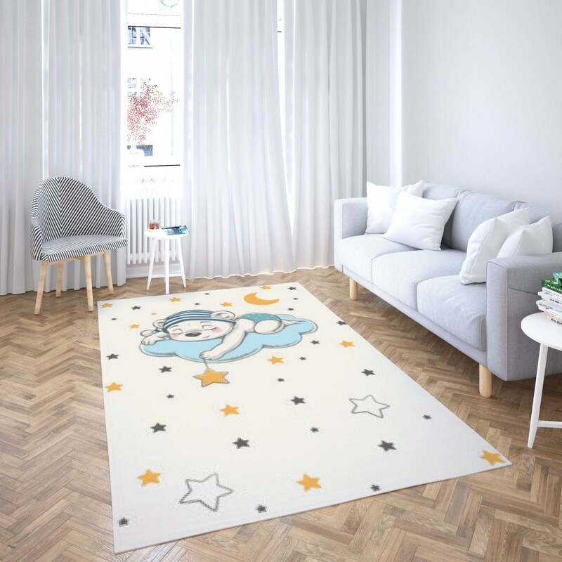 روفرشی کشدار طرح فانتزی مناسب اتاق کودک برند دفه کد TH 18