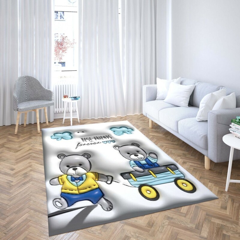 روفرشی کشدار طرح فانتزی مناسب اتاق کودک برند دفه کد TH 58