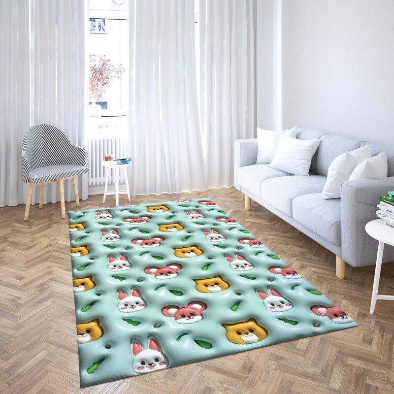 روفرشی کشدار طرح فانتزی مناسب اتاق کودک برند دفه کد TH 63