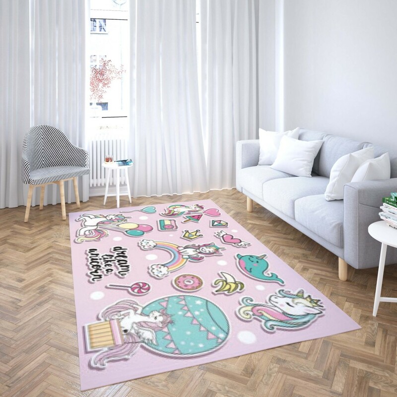 روفرشی کشدار طرح فانتزی مناسب اتاق کودک برند دفه کد TH 74