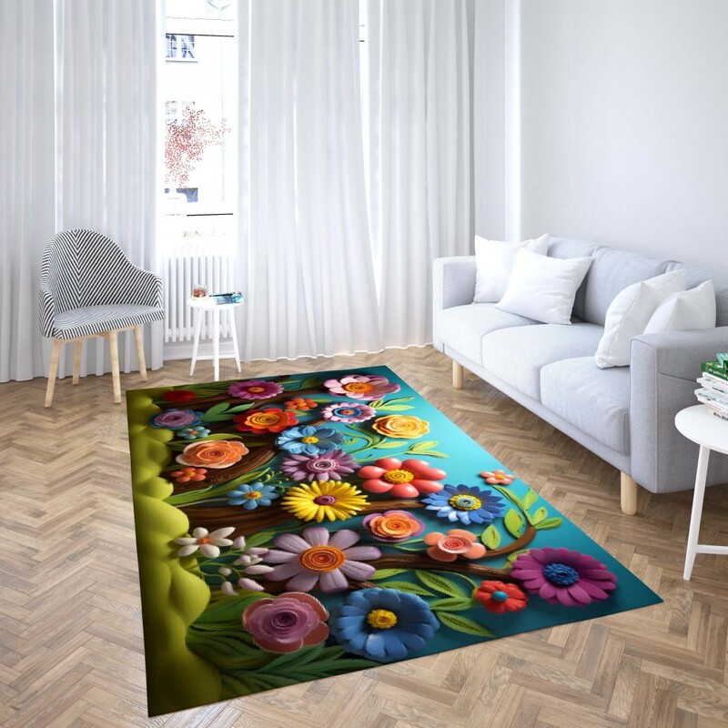 روفرشی کشدار طرح فانتزی مناسب اتاق کودک برند دفه کد TH 79