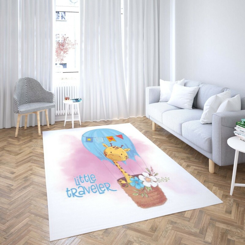 روفرشی کشدار طرح فانتزی مناسب اتاق کودک برند دفه کد TH 109