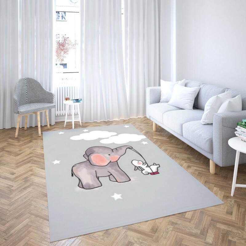 روفرشی کشدار طرح فانتزی مناسب اتاق کودک برند دفه کد TH 139