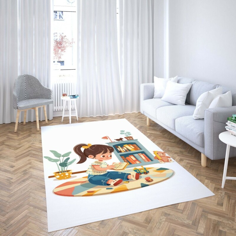 روفرشی کشدار طرح فانتزی مناسب اتاق کودک برند دفه کد TH 167