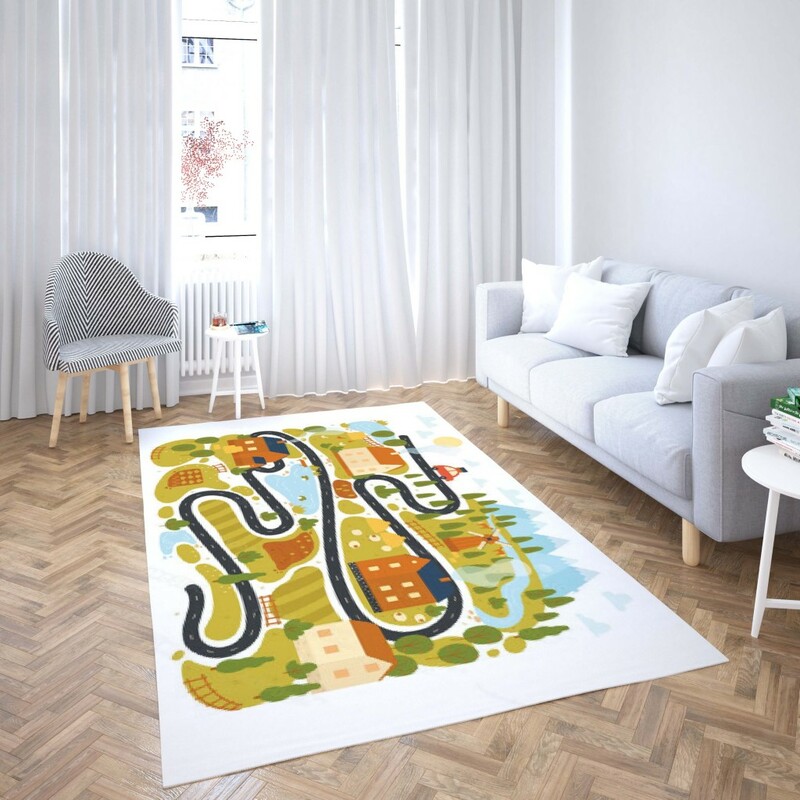 روفرشی کشدار طرح فانتزی مناسب اتاق کودک برند دفه کد TH 183