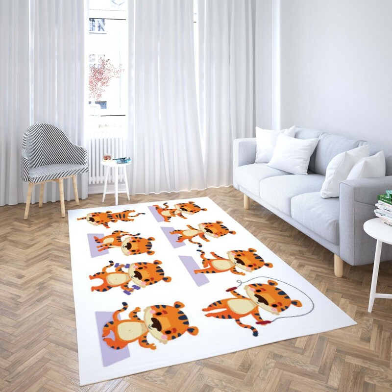 روفرشی کشدار طرح فانتزی مناسب اتاق کودک برند دفه کد TH 199