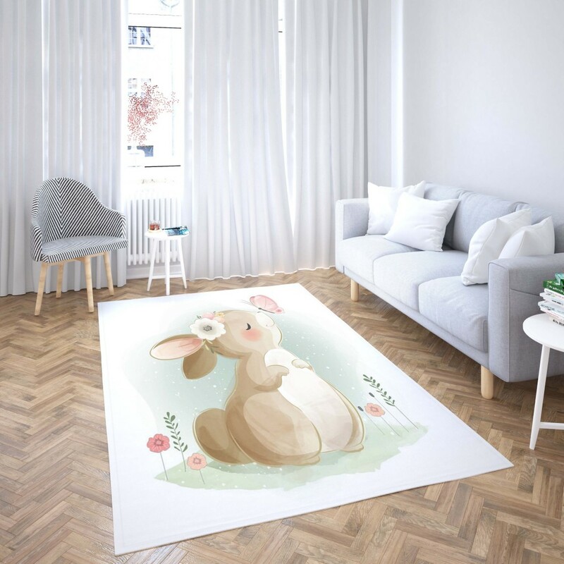 روفرشی کشدار طرح فانتزی مناسب اتاق کودک برند دفه کد TH 304