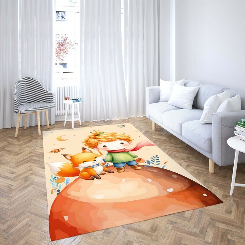 روفرشی کشدار طرح فانتزی مناسب اتاق کودک برند دفه کد TH 319