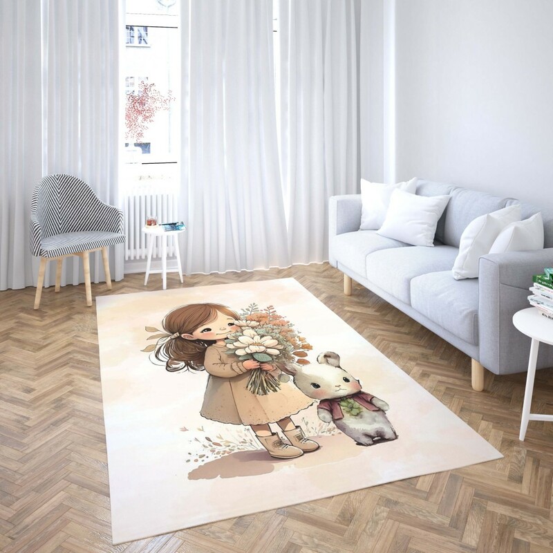 روفرشی کشدار طرح فانتزی مناسب اتاق کودک برند دفه کد TH 324