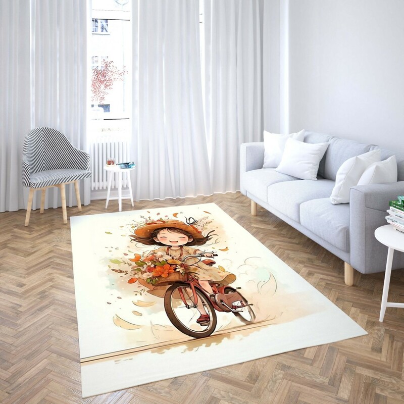 روفرشی کشدار طرح فانتزی مناسب اتاق کودک برند دفه کد TH 325