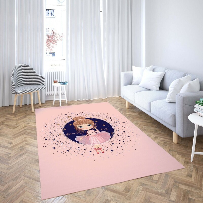 روفرشی کشدار طرح فانتزی مناسب اتاق کودک برند دفه کد TH 333