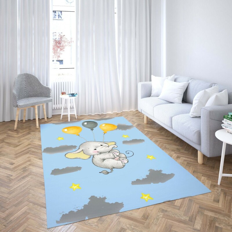 روفرشی کشدار طرح فانتزی مناسب اتاق کودک برند دفه کد TH 335