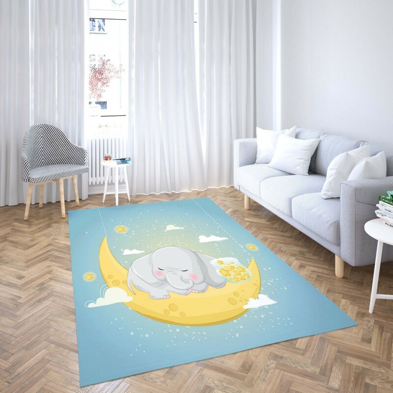 روفرشی کشدار طرح فانتزی مناسب اتاق کودک برند دفه کد TH 342