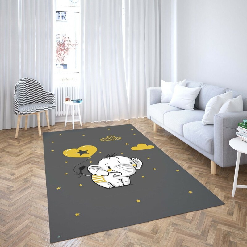 روفرشی کشدار طرح فانتزی مناسب اتاق کودک برند دفه کد TH 344