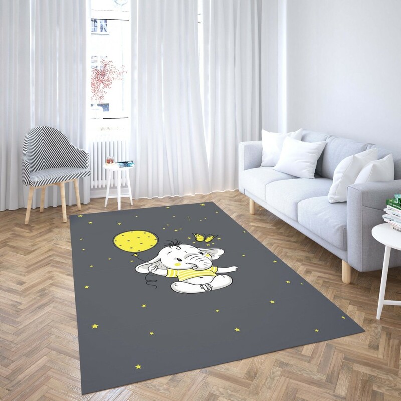 روفرشی کشدار طرح فانتزی مناسب اتاق کودک برند دفه کد TH 347