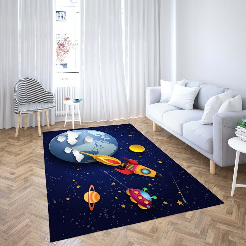 روفرشی کشدار طرح فانتزی مناسب اتاق کودک برند دفه کد TH 355