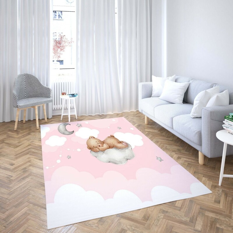 روفرشی کشدار طرح فانتزی مناسب اتاق کودک برند دفه کد TH 360