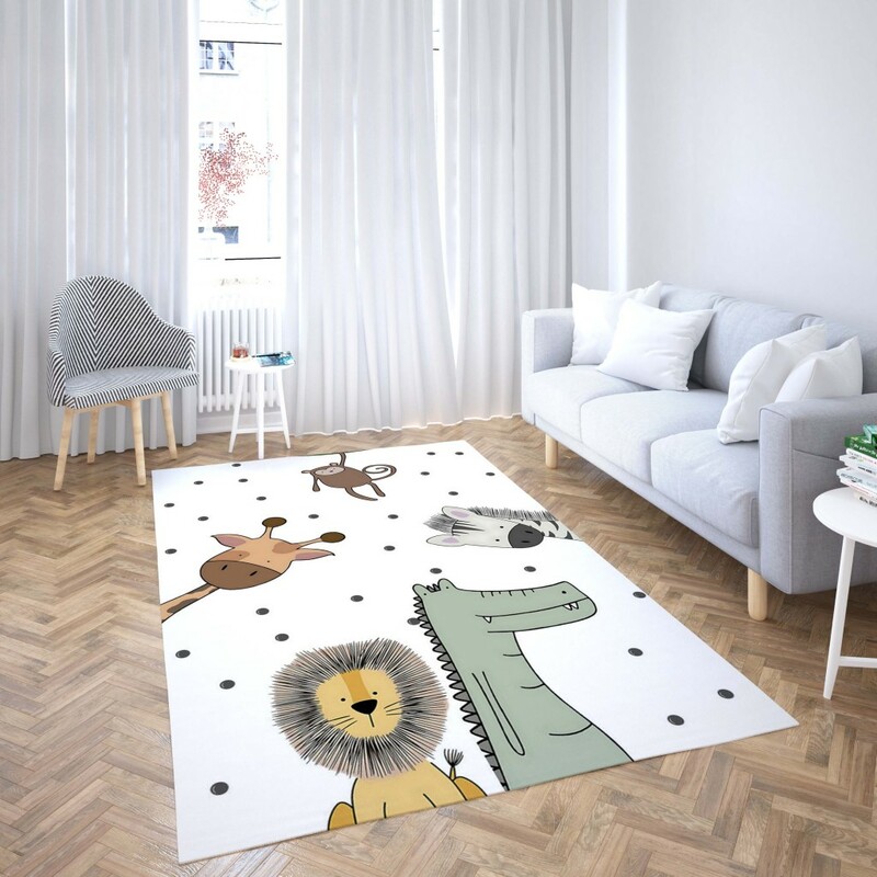 روفرشی کشدار طرح فانتزی مناسب اتاق کودک برند دفه کد TH 370