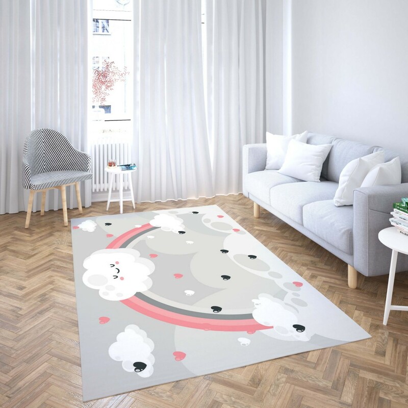 روفرشی کشدار طرح فانتزی مناسب اتاق کودک برند دفه کد TH 374