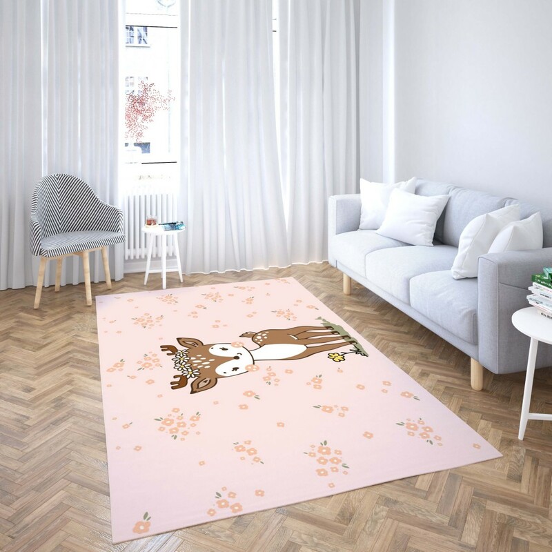 روفرشی کشدار طرح فانتزی مناسب اتاق کودک برند دفه کد TH 378