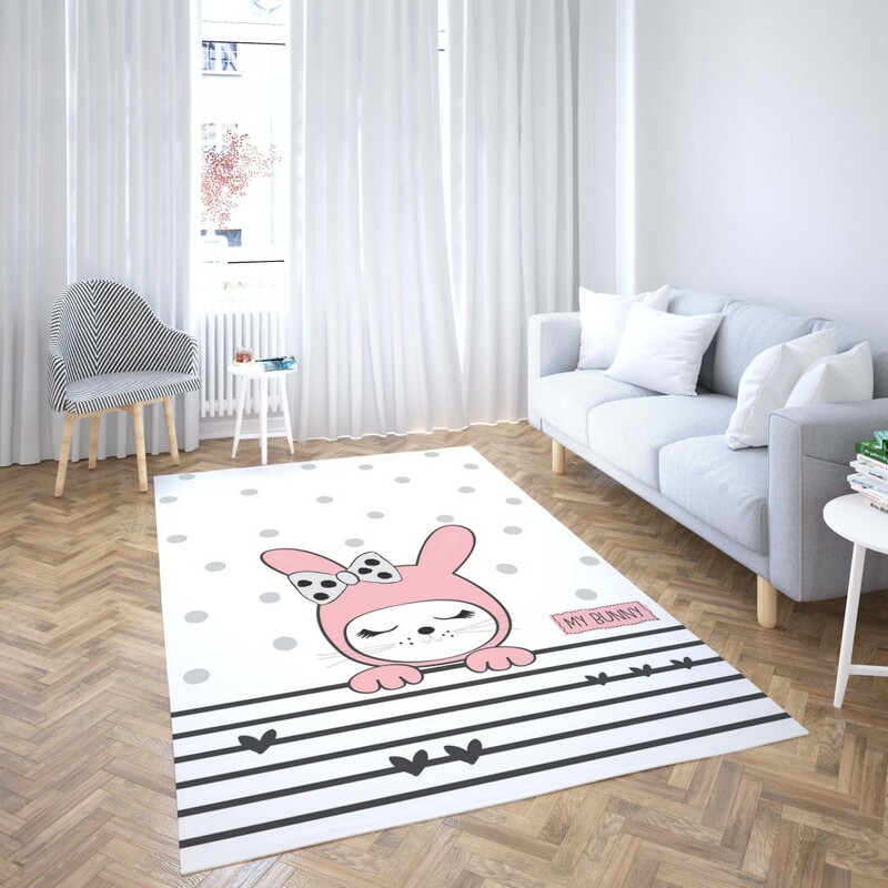 روفرشی کشدار طرح فانتزی مناسب اتاق کودک برند دفه کد TH 380