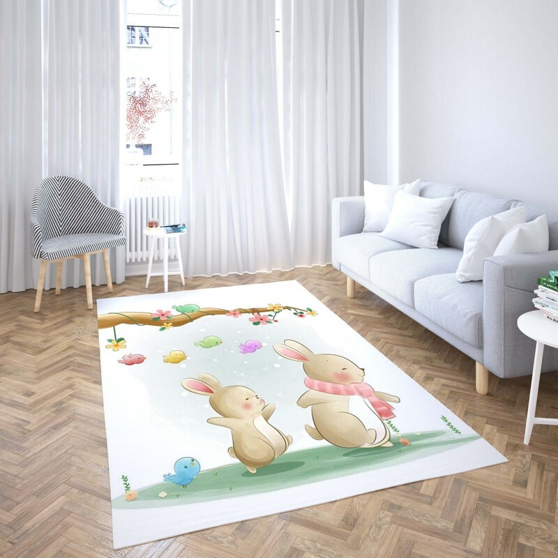 روفرشی کشدار طرح فانتزی مناسب اتاق کودک برند دفه کد TH 386