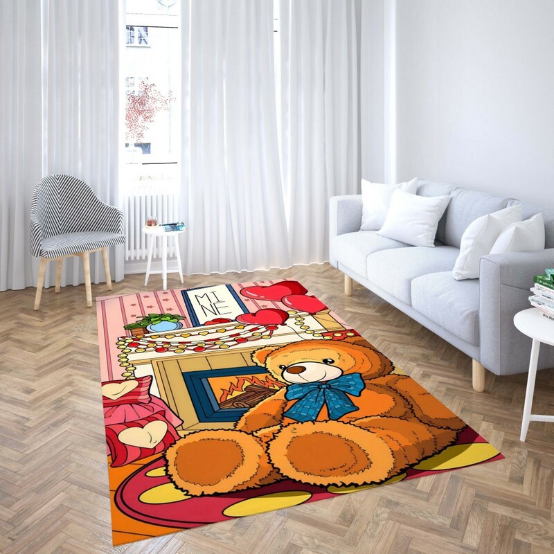 روفرشی کشدار طرح فانتزی مناسب اتاق کودک برند دفه کد TH 430