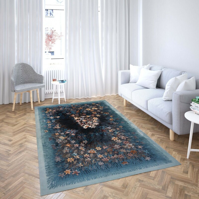 روفرشی کشدار طرح سنتی و مدرن مناسب هال و پذیرایی برند دفه کد TS 2