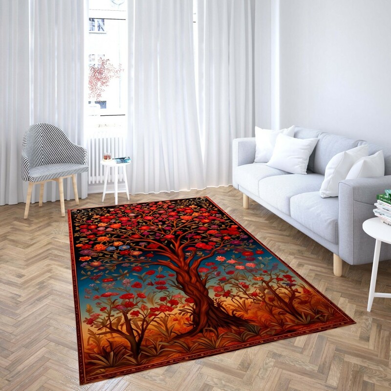 روفرشی کشدار طرح سنتی و مدرن مناسب هال و پذیرایی برند دفه کد TS 5