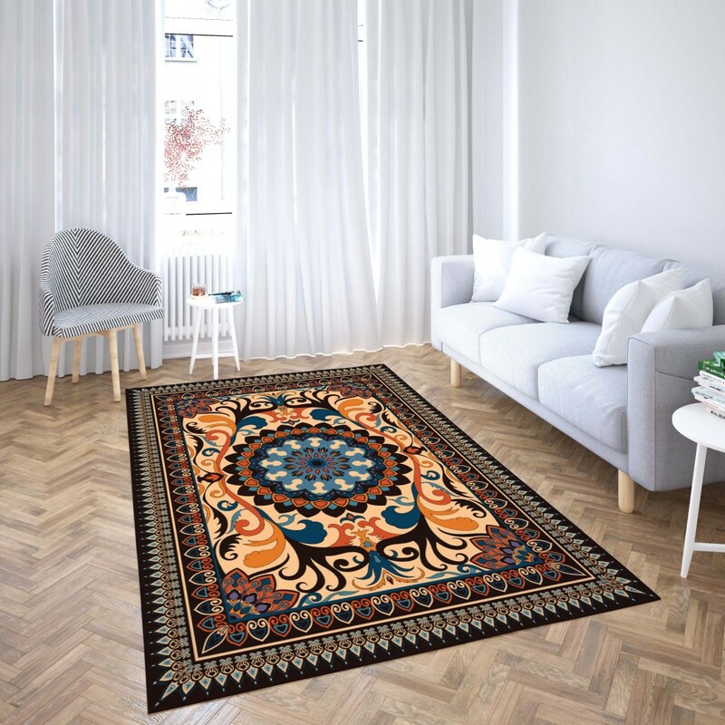 روفرشی کشدار طرح سنتی و مدرن مناسب هال و پذیرایی برند دفه کد TS 28