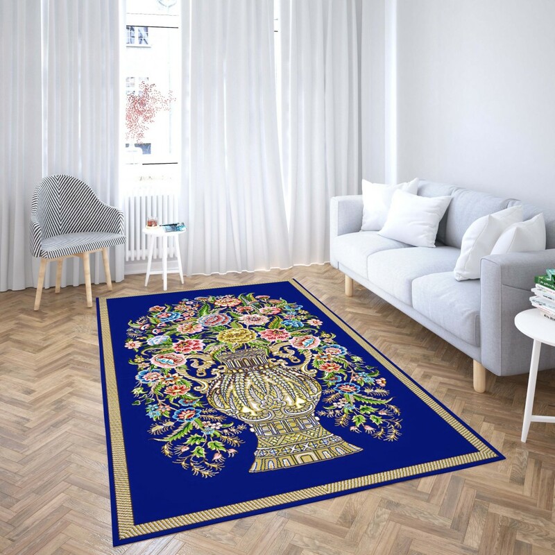 روفرشی کشدار طرح سنتی و مدرن مناسب هال و پذیرایی برند دفه کد TS 30