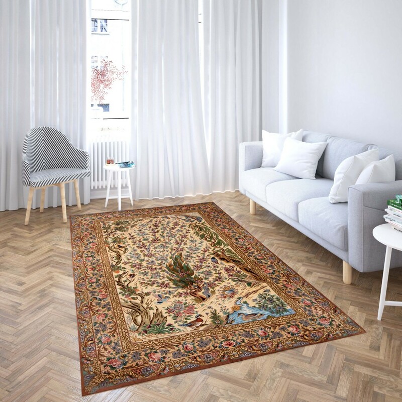 روفرشی کشدار طرح سنتی و مدرن مناسب هال و پذیرایی برند دفه کد TS 47