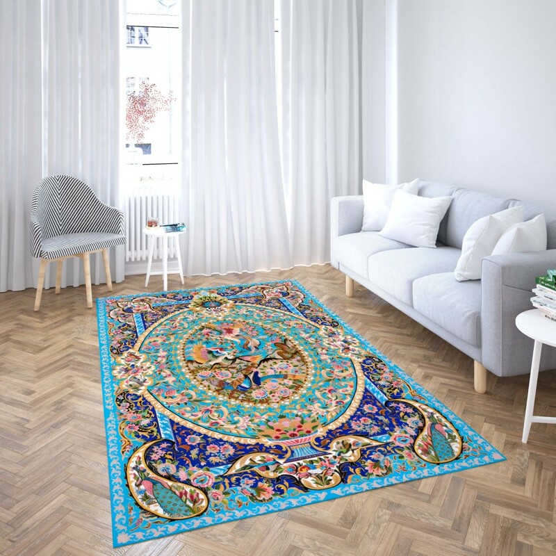 روفرشی کشدار طرح سنتی و مدرن مناسب هال و پذیرایی برند دفه کد TS 66