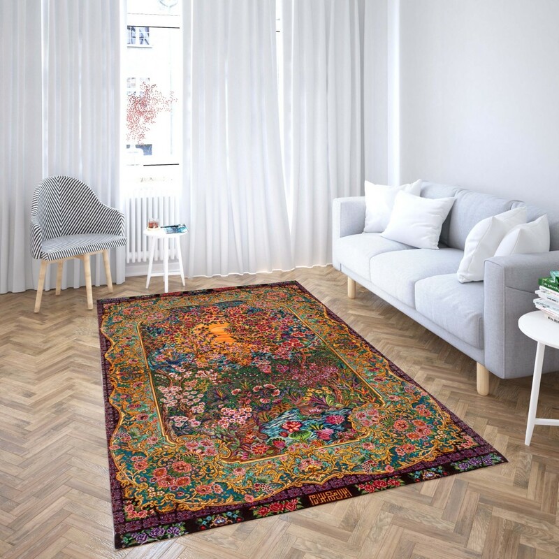 روفرشی کشدار طرح سنتی و مدرن مناسب هال و پذیرایی برند دفه کد TS 80