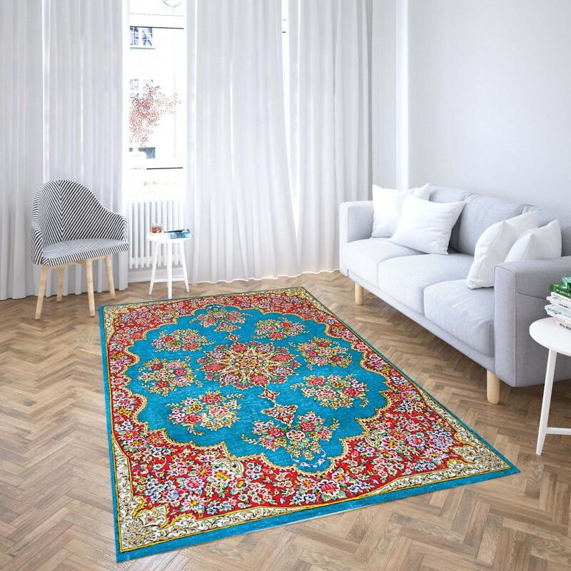 روفرشی کشدار طرح سنتی و مدرن مناسب هال و پذیرایی برند دفه کد TS 98