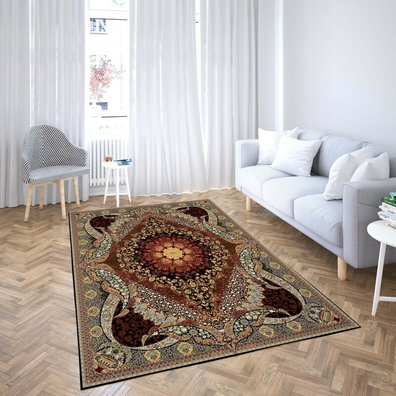 روفرشی کشدار طرح سنتی و مدرن مناسب هال و پذیرایی برند دفه کد TS 119