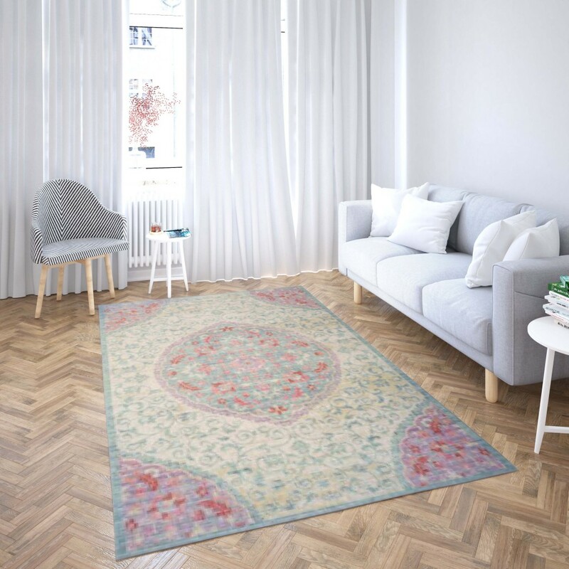 روفرشی کشدار طرح سنتی و مدرن مناسب هال و پذیرایی برند دفه کد TS 152