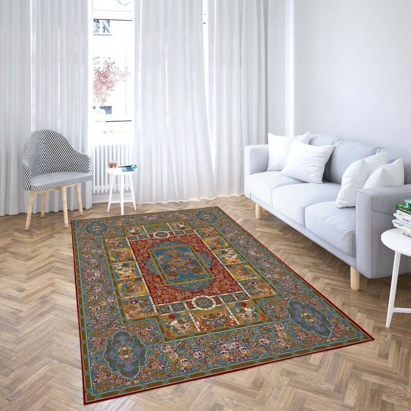 روفرشی کشدار طرح سنتی و مدرن مناسب هال و پذیرایی برند دفه کد TS 186