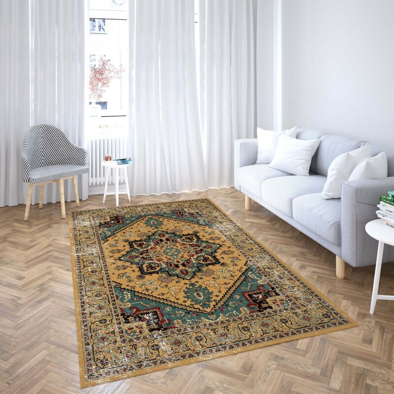 روفرشی کشدار طرح سنتی و مدرن مناسب هال و پذیرایی برند دفه کد TS 188