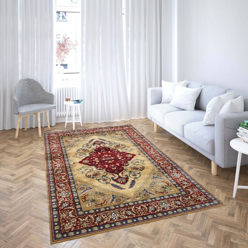 روفرشی کشدار طرح سنتی و مدرن مناسب هال و پذیرایی برند دفه کد TS 194